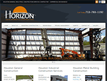 Tablet Screenshot of horizondevelopmentconstruction.com